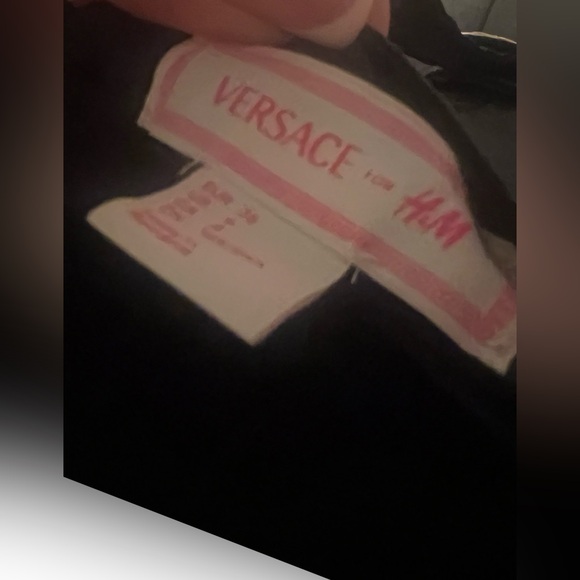 Authentic Versace collaboration with H&M 2011 collection Black Dress sz 6 - Picture 9 of 12